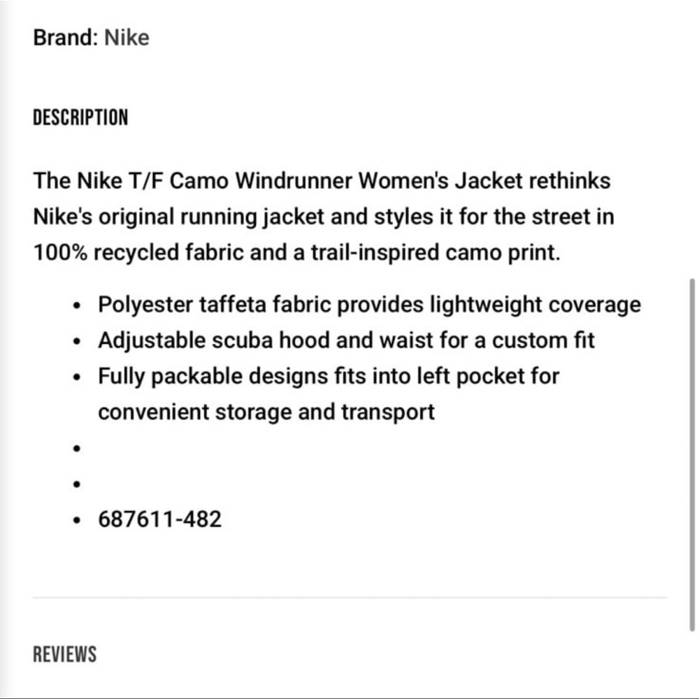 NIKE T/F Windrunner’s Women’s Jacket - Picture 2 of 11